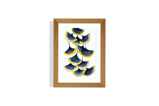 Ginkgo Biloba Leaves Art Print
